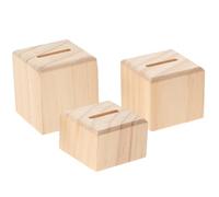 BETOOKY Soporte para Organizar Joyas Beige de Anillos para Exhibición de Madera Soporte Antideslizante y Chic 3 Piezas en Hogar y Colección