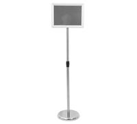 BETOOKY Soporte Transportar para en Carteles Inoxidable de Suelo Acero Pp, Estructura Simple, Fácil de Instalar y Adecuado para Publicidad y Señalización en Oficinas