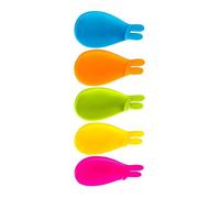 BETOOKY Soportes de Silicona Flexibles y Creativos Forma de Conejo 5 Piezas como Accesorio Hogar y Colgador de Tazas para Bolsas de Té