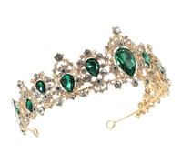 BETOOKY Tiara de Boda de Cristal Real para Novia, Ligera y Portátil Aleación y Pedrería, Adecuado para Fiestas y Compromisos Elegantes