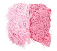 BETOOKY Virutas de Papel Triturado para Relleno de Cajas y Cestas, 2 Paquetes (1 Rosa, 1 Rosa Claro), Papel de Embalaje Ligero para Regalos, Fiestas y Decoración de Paquetes