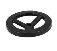 BETOOKY Volante Direccional de Hierro Fundido para Hidrante Interior, Manija Negra de Rueda para Rápida y Reemplazo