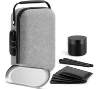 Betoores Bolsa a prueba de olores con accesorios, caja de almacenamiento a prueba de olores con cerradura con 5 bolsas a prueba de olores, 2 tubos Doob, tarro a prueba de olores y bandeja de