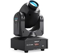 BETOPPER luces discoteca, Spot LED con 8 Gobos, 8 Colores, 9/11 Canales DMX-512, Activación por Sonido, Ideal para Fiestas, Baile, Eventos en Iglesia, DJ Móvil, Bares, Conciertos, Discotecas, etc.(x1)