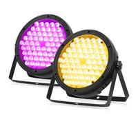 Betopper Luz de Escenario 60 * 3W RGBW DMX LED Par Light Disco Lights 2pz