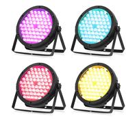 Betopper Luz de Escenario 60 * 3W RGBW DMX LED Par Light Disco Lights 4pz
