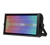 BETOPPER Luz Escénica 260W,RGBW 880 LED Estroboscopica Iluminación de Escenario, Lavado LED, Deslumbrante, Activación por Sonido, DMX - Para Fiestas, Bodas, Discotecas, Bares, Shows,1S