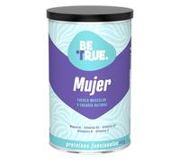BETRUE MUJER Proteína de Guisante | Con Magnesio Bisglicinato, Vitamina D3 y K2, B, Bromelina | Masa Muscular y Bienestar Femenino | Sin Lactosa, Sin Azúcar, Vegetariano | 400 g