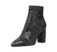 Betsey Johnson Blue Women's SB-Cady Bootie, Black 6.5 M