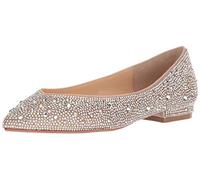 Betsey Johnson Jude, Zapatos Tipo Ballet Mujer, Color Carne Satinado, 40 EU