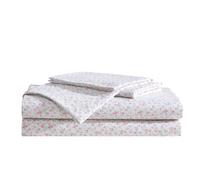 Betsey Johnson - Sábanas tamaño Queen, Juego de Ropa de Cama Resistente a la decoloración y a Las Arrugas con Fundas a Juego, Esenciales de Ropa de Cama Suaves y Ligeros (Verde Floral caprichoso,