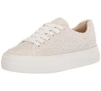 Betsey Johnson Women's Sidny Sneaker, Pearl, 6.5