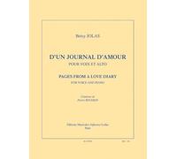 Betsy Jolas: D'un Journal D'amour. Partituras para Voz, Viola