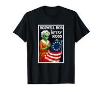 Betsy Ross Roswell Aliens Historia Americana Parodia Camiseta