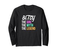 Betsy The Girl The Myth The Legend Nombre Divertido Manga Larga