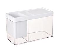 Betta Aquarium - Transparent Mini Fish Tank | Small Betta Fish Tank, Desktop Fishs Bowl Organizer Suitable For Shrimp, Small Crab Habitats