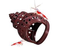 Betta Bed, Floating Fish Tank Decoration, 2.68x2.68x3.39 Inches Shrimp Cave with Resting Spot, Sturdy Material with Easy Clean, Aquarium Ornament for Freshwater Home Office Bedroom Hotel Store Desktop