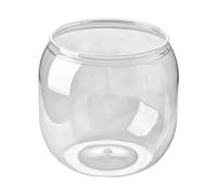 Betta Fish Bowl | Round Decorative Shatterproof - Gold Fish Bowl Small Tank,for Dorm Restaurant Bar Living Room Bedroom Dining Room Study Desktop