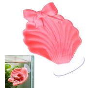Betta Fish Hammock,Shell Shaped Suction Cup Resting Spot - Betta F ish Shell Bed - for Shrimp Snails Frogs Goldfishes Guppy Koi Reptile Pet Tank Aquariums Area Home