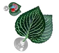 Betta Fish Leaf Hamaca, Betta Fish Leaf Pad - Cama de desove de Artificial | Betta Fish Lounger Toys Realista simula hábitat Natural para Betta Plus Saludable