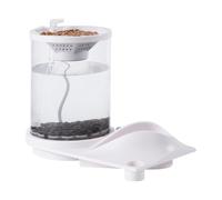 Betta Fish Tank Desktop | Translucent Silent Fish Tank | Sustaining Fish Tank With Aquarium Aquaponic EcoSystem for Fish Store, Home, Workplace, Apartment