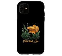 Betta Fish Tank Zen Aquarium Aquatic Life Lover Carcasa para iPhone 11