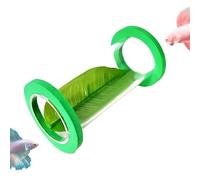 Betta Fish Toys - Hábitat de peces Betta | Túnel acrílico flotante con agujero pequeño, cueva de camarones, decoración de acuario para enriquecimiento, escondite de descanso, tubo para observación de