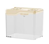 Betta Fishtank - 4,72 x 3,15 x 3,94 pulgadas Top Ventilation Hole Design, Colorful LED Light Aquarium, Long Lasting Efficieent Desktop Bowl | Home and Offices Room Decor, Small Fishtank for Betta Fish