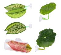 Betta Hammock - Abs Leaf Fish Toys Pilt for Aquarium Decor, Reproducción con diseño Natural, Accesorios para Mascotas acuáticas para camarones, Corydora, Kuhli Loach, Pez Gato,