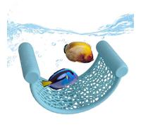 Betta Hammock - Floating Aquarium Resting platformm, Fish Habitat Enrichment Lounger, Suspended Tank Sleeping Accessory | Betta Fish Bed For Shrimp Playing Enclosure Decorative Aquatic Setup