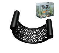 Betta Resting Spot - U-shapeđ Aquarium Perch | Hollow Leaf Decor | Provides a comfortable resting area near the water . U-shapeđ design with suction cup attachment. Perfect for bettas a