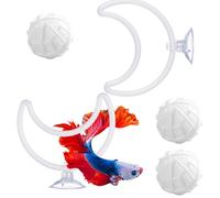 Betta Toys - Juego de Aros de Entrenamiento de 2 Piezas con interactiva - Juguetes para peceras - para Guardianes del hábitat, Juego, Ejercicio, Entrenamiento, Entretenimiento, decoración