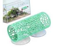 Betta Tunnel - Betta Tunnel Fiśh Toy | BettaFish Tank Accessories ABS Hollow Cave Hiding Place Suction Cup Small Fiśh Shrimp Reptile Guppy Safe Hammock Decoration