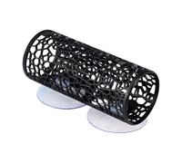 Betta Tunnel - Hollow Suction Fish Tank Cave, Small Safe Habitat Shelter Ornament, Smooth Resting Decoration for Aquatic Pets | Cichlids Crayfish Aquarium Home Dorm Apartment Landscape Accesso