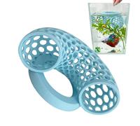 Betta Tunnel Rifugio - Tubo Galleggiante Interattivo Alimentatore Tana Sicuro per Pesce Betta Gatto Granchio Gamberetto Nano Riproduzione Riposo Accessorio Acquario Decorativo | per Acqua Salata
