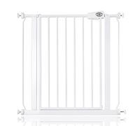 Bettacare Barrera de Seguridad Easy Fit, 75cm - 83cm, Blanco, Barrera de Presión para Escaleras, Puerta de Seguridad para Bebés para Puertas, Pasillos y Espacios, Barrera de Seguridad