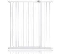 Bettacare Barrera de Seguridad Estrecha Para Niños y Mascotas, 94,3cm - 101,9cm, Blanca, Puerta Extra Alta de 104cm de Altura
