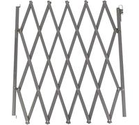 Bettacare Barrera Extensible de Madera para Mascotas, 60cm - 108cm, Gris, de Madera, Cancel de Seguridad Retráctil para Perros, Barrera para Cachorros y Perros