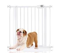 Bettacare Easy Fit Puerta para Perros, 75cm - 83cm, Blanco, Puerta para Mascotas con Ajuste a Presión para Perros y Cachorros, Instalación Fácil.