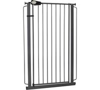 Bettacare Barrera de Seguridad Estrecha Para Niños y Mascotas, 68,5cm - 75cm, Gris Pizarra, Puerta Extra Alta de 104cm de Altura