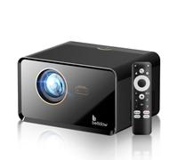 Bettdow Proyector 4K, Full HD 1080P, Enfoque Automático/Corrección Trapezoidal, Videoproyector 1000 ANSI Lúmenes con WiFi 6 y Bluetooth 5.0, Pantalla Grande de 300 Pulgadas para Cine en Casa, Negro