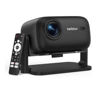 Bettdow Proyector 4K Netflix Oficial Inteligente 1080P Totalmente Sellado, Enfoque Automático/Corrección Trapezoidal, WiFi6 y Bluetooth 5.2, HDR 10+/10 para Cine en Casa, Negro