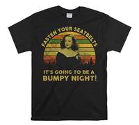 Bette Davis Fasten Your Seatbelts It's Going to Be A Bumpy Night - Camiseta vintage unisex con cita de películas, Negro, 3XL