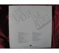 Bette Midler "Live At Last" 1977 Atlantic Records White Label DJ Radio Station Specially Edited For Air Play PR-275 Stereo Vinyl Lp Record EX
