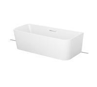 BetteArt I Bañera exenta, 2 plazas, 1805x800x420mm, 3480-000CWVHK,AS, Color: Blanco con guadaña antideslizante