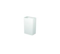 BetteArt Monolith lavabos, sin agujero para grifo, sin rebosadero, 600x400x100mm, A183-000PW, Color: Blanco con Glasur Plus