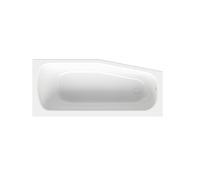 BetteBambino bañera ahorradora de espacio, empotrada, 1 plaza, 1570x700x420mm, izquierda, 2570-000Plus, Color: Blanco con Glasur Plus