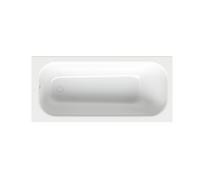 BetteClassic bañeras rectangulares, instalación empotrada, 1 plaza, cuarto de baño con ducha, 1700x800x450mm, 3111-000AS, Color: Blanco con guadaña antideslizante