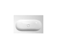 BetteComodo lavabo empotrado, sin agujero para grifo, sin rebosadero, 800x495x120mm, A216-000PW, Color: Blanco con Glasur Plus