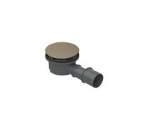 BetteCompact + juego de desagüe, lateral, caudal de desagüe 0,5 l/s, B568-425, Color: Gris mate